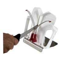 Aiguiseur rapide 22x15x18cmh + pied en inox